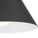 WARD COLLECTION ONE-LIGHT TEXTURED BLACK URBAN INDUSTRIAL OUTDOOR WALL LANTERN 