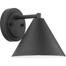 Progress Lighting Textured Black 1-Light Outdoor Wall Sconce 