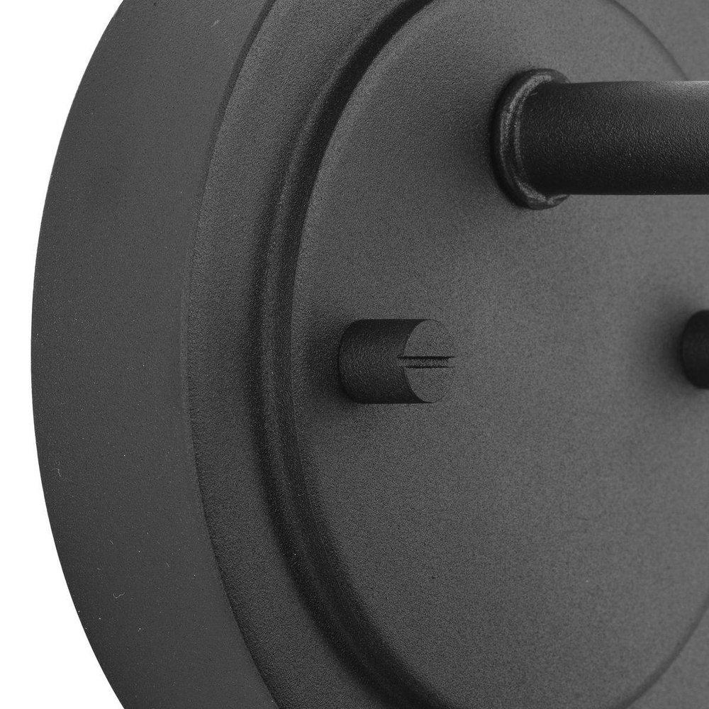 Progress Lighting Textured Black 1-Light Outdoor Wall Sconce 