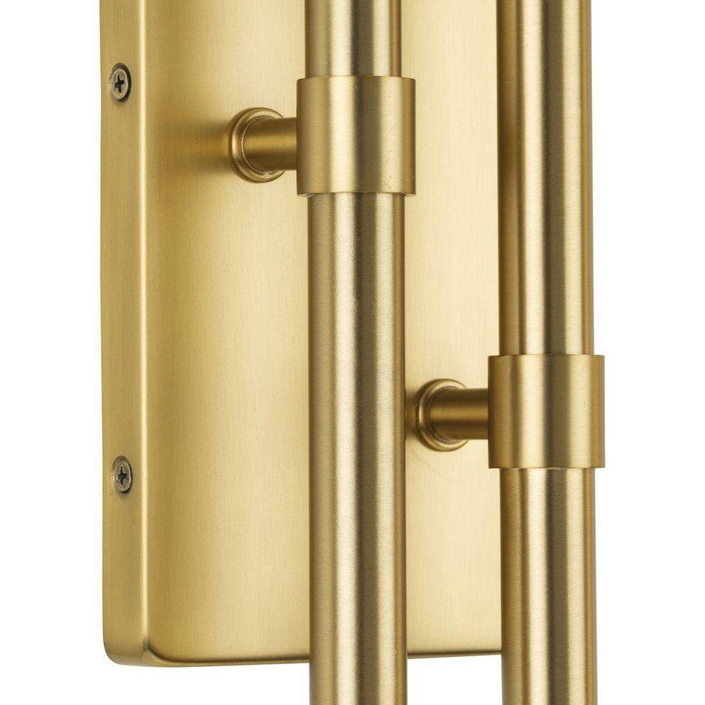 4-Light 4in. Tall Wall Sconce in Brushed Gold 