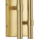 4-Light 4in. Tall Wall Sconce in Brushed Gold 