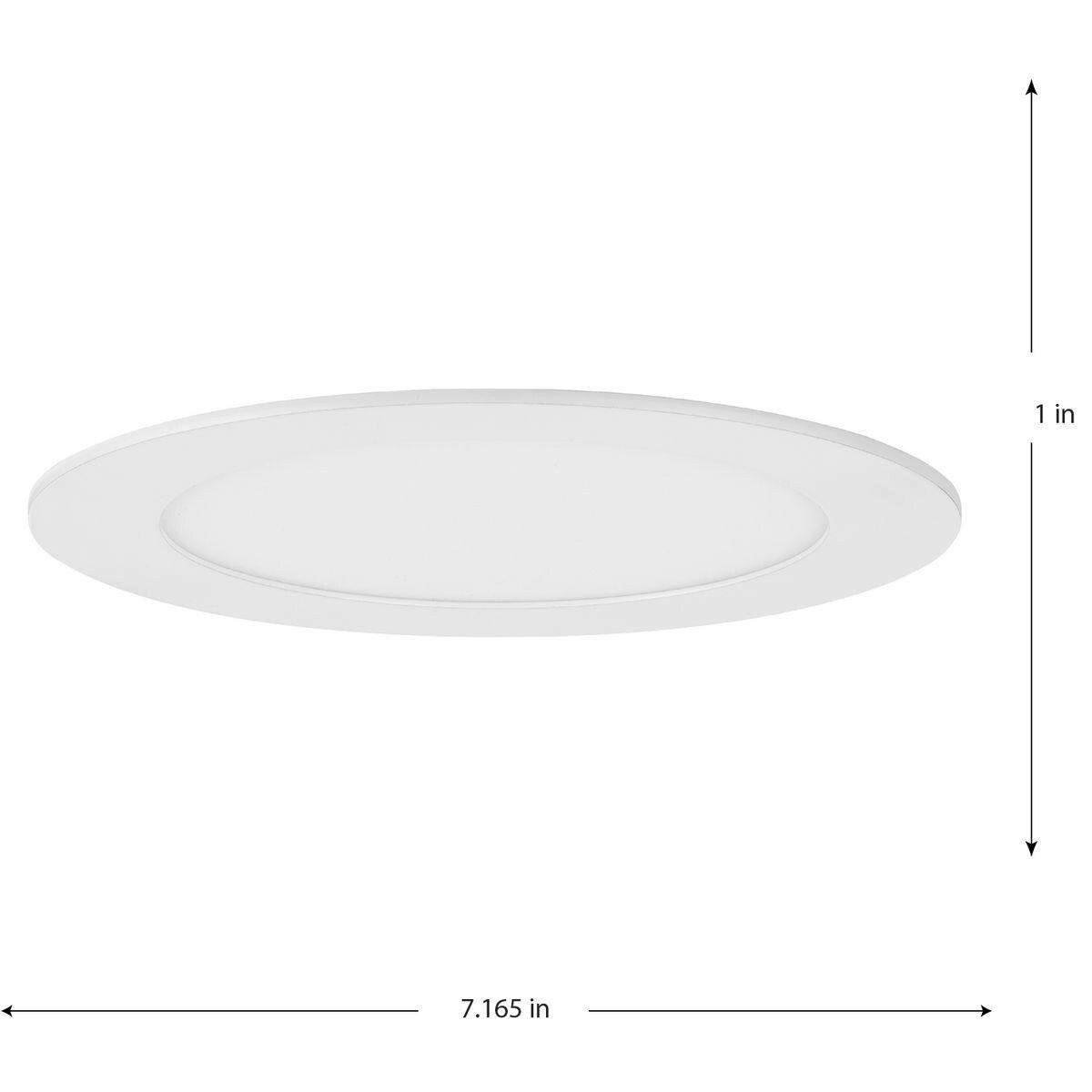 6 in. Edgelit LED Recessed Trim, 3000K 