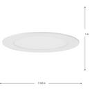 6 in. Edgelit LED Recessed Trim, 3000K 