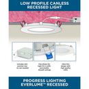 6 in. Edgelit LED Recessed Trim, 3000K 