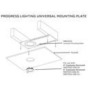 Progress Lighting 26 x 5/16 x 8-3/8 in. Recessed Housing & Trim 