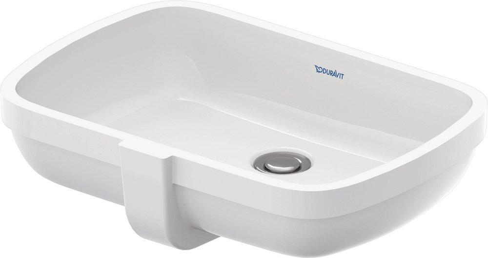 DURAVIT QATEGO UNDERMOUNT BATHROOM SINK 18 7/8IN WHITE 