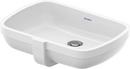 18-7/8 in. Undermount Rectangular Bathroom Sink in White