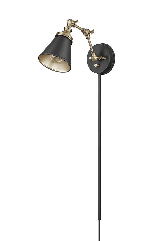 1 LIGHT SWING ARM SCONCE 