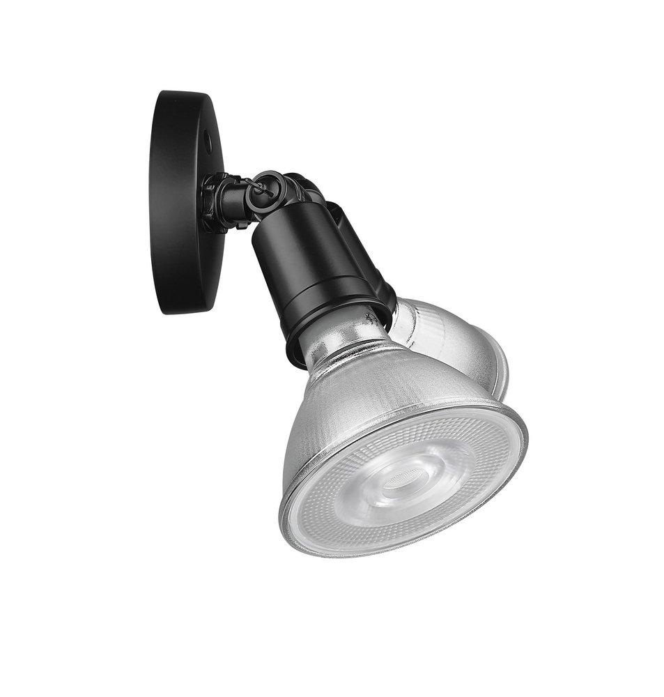 2-Light Security Flood Lights in Powder Coated Black 