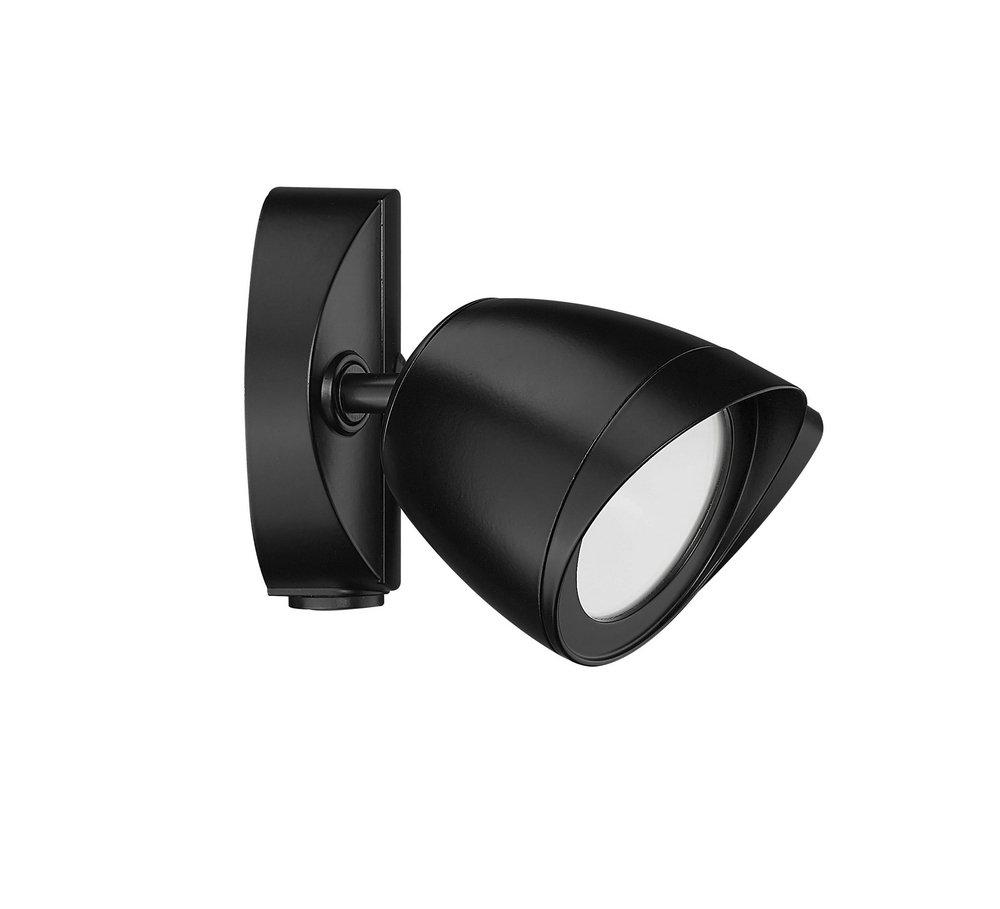 2-Light Security Flood Lights in Powder Coated Black 
