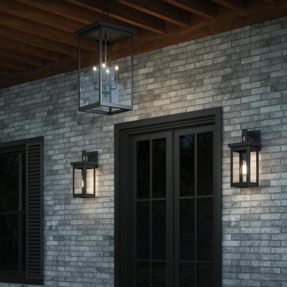 Millennium Lighting Powder Coated Black 60 W Outdoor Wall Sconce 