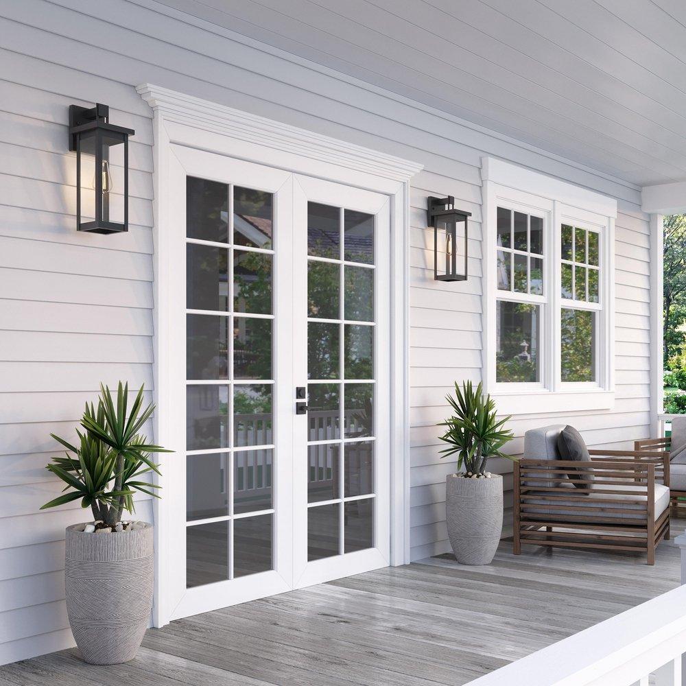 Millennium Lighting Powder Coated Black 60 W Outdoor Wall Sconce 