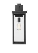 60W Outdoor Wall Sconce in Powder Coat Black