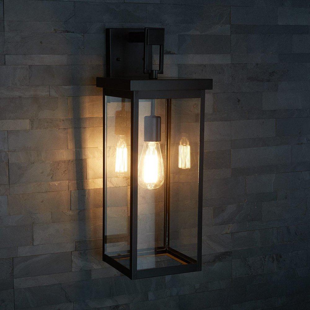 Millennium Lighting Powder Coated Black 60 W Outdoor Wall Sconce 