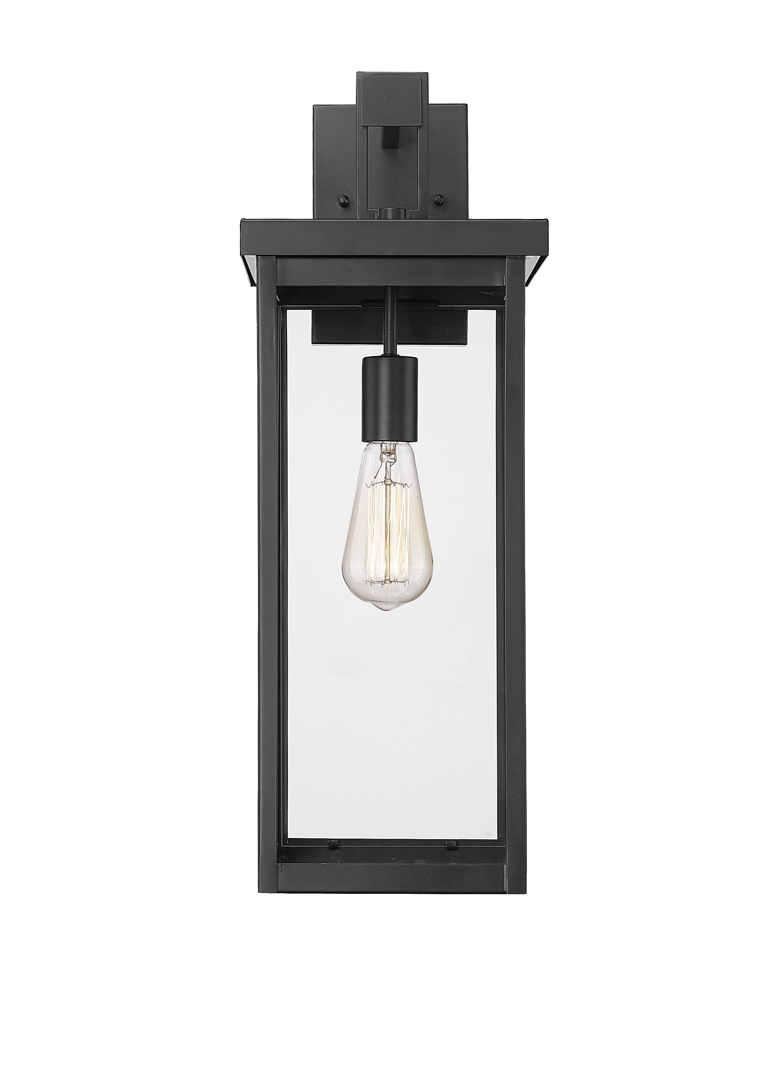 Millennium Lighting Powder Coated Black 60 W Outdoor Wall Sconce 