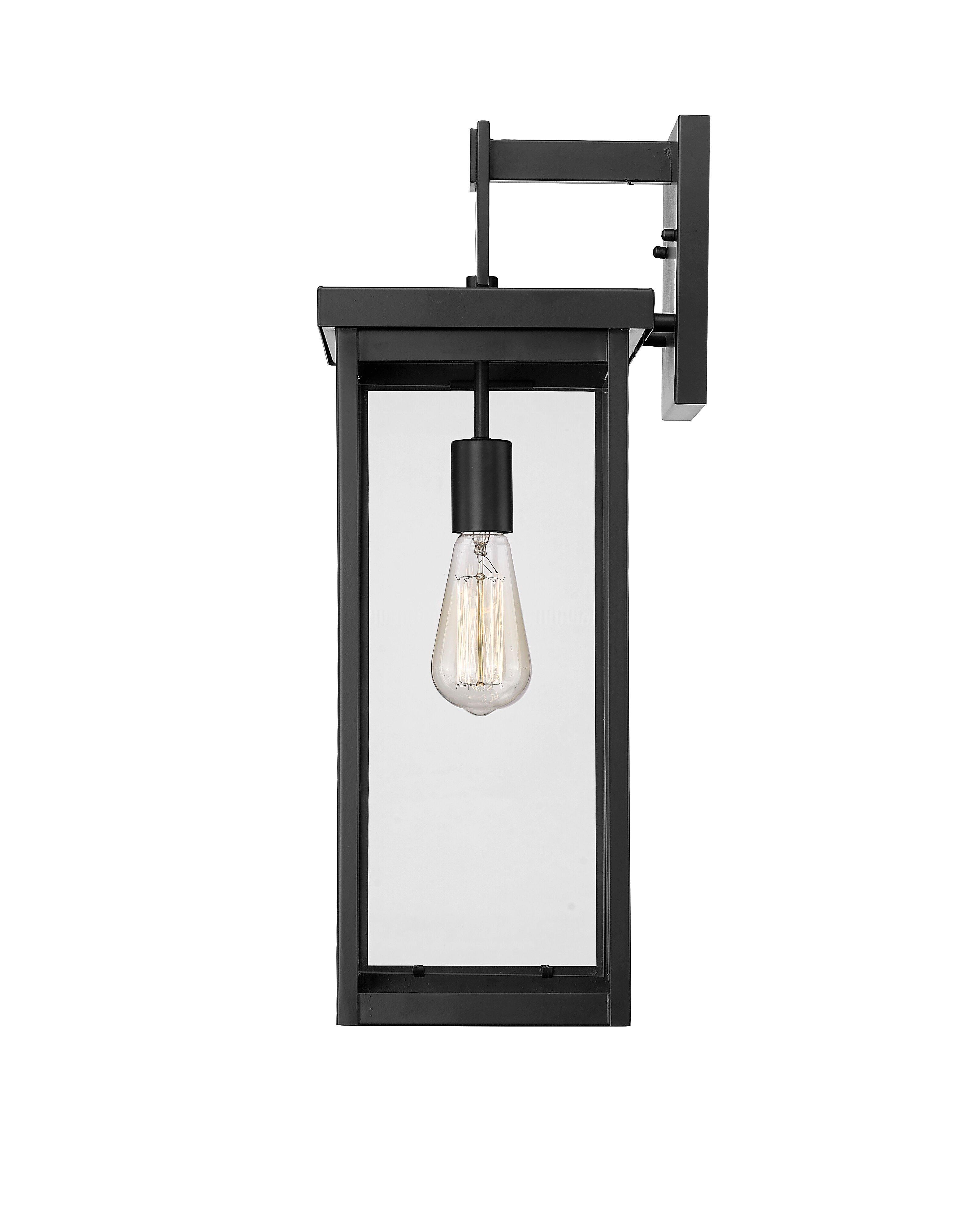 Millennium Lighting Powder Coated Black 60 W Outdoor Wall Sconce 