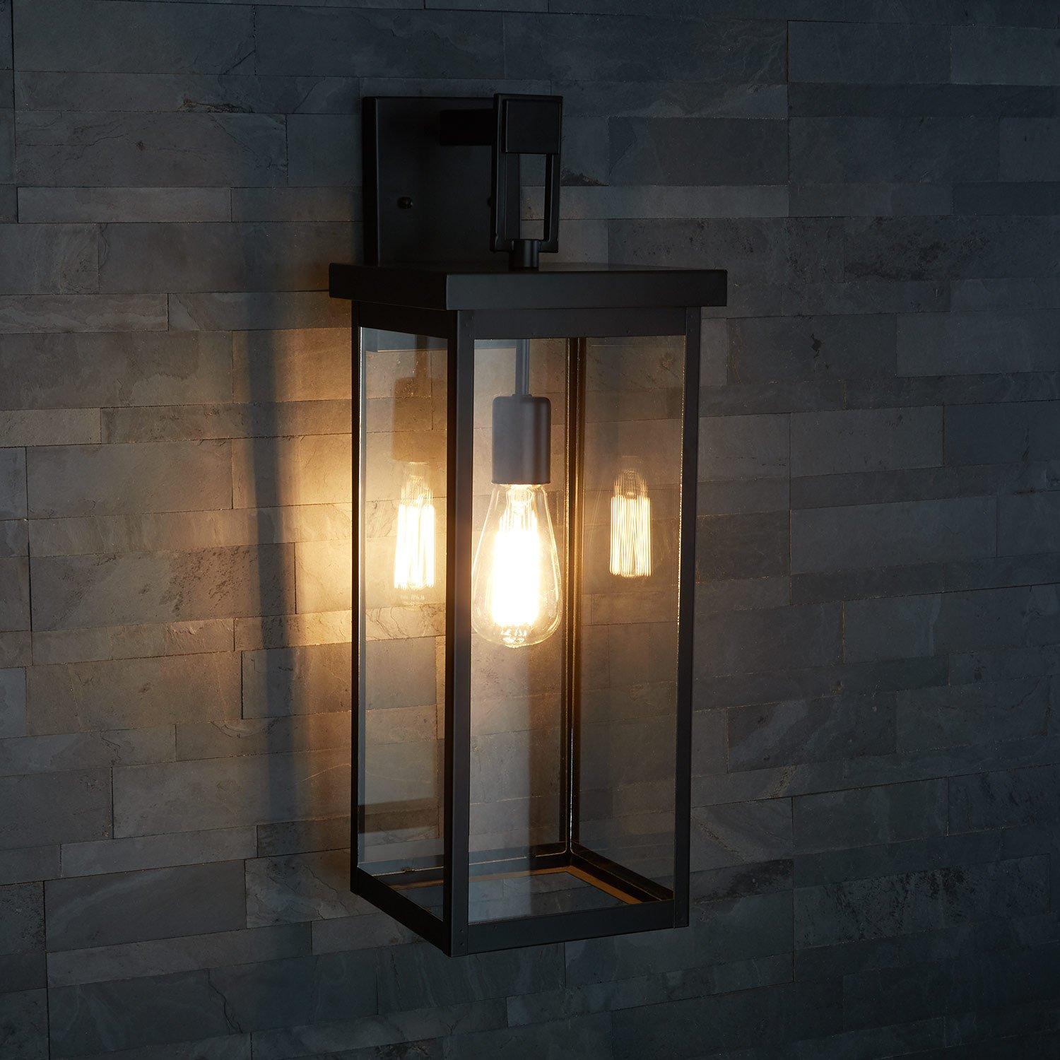 Millennium Lighting Powder Coated Black 60 W Outdoor Wall Sconce 