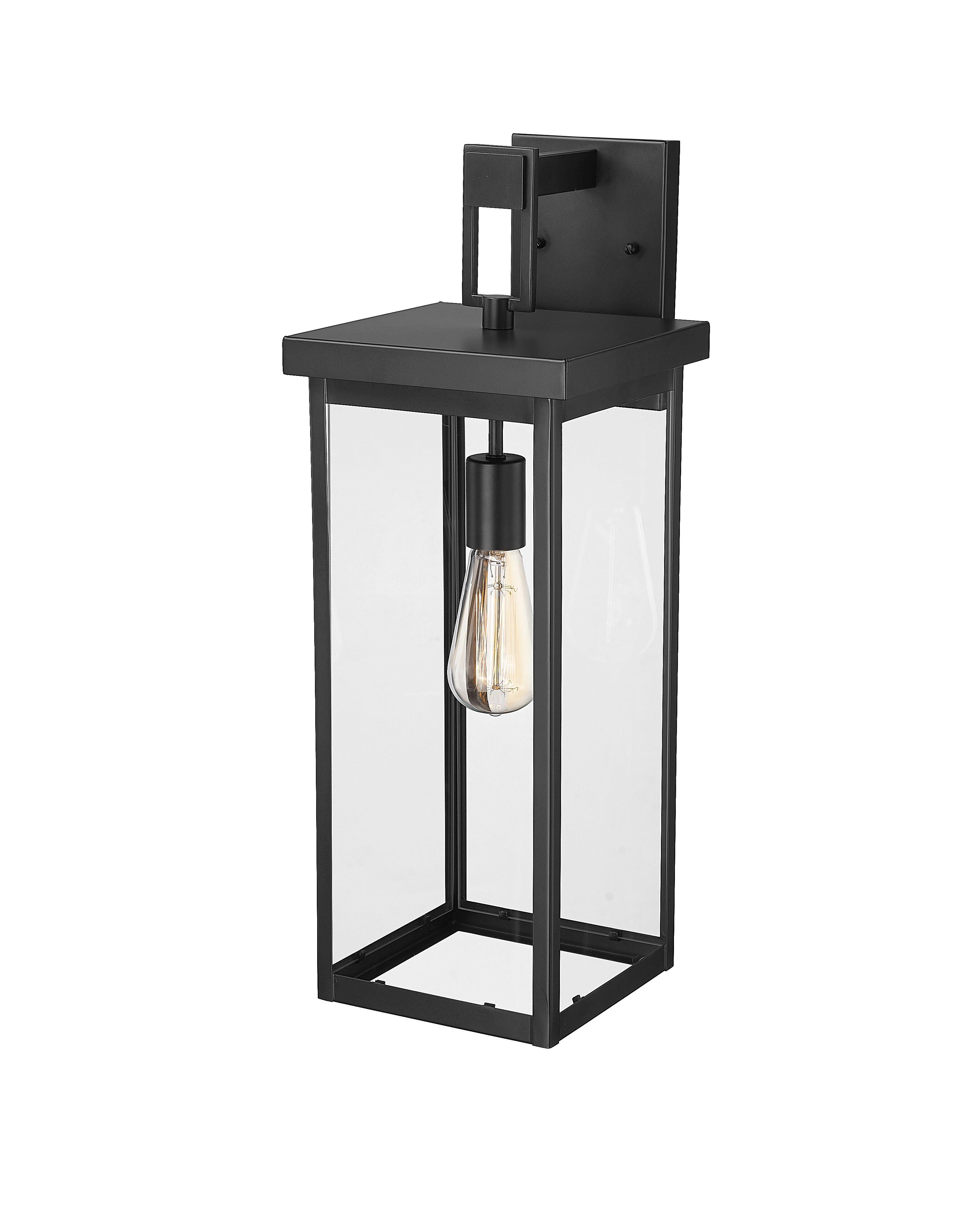 Millennium Lighting Powder Coated Black 60 W Outdoor Wall Sconce 