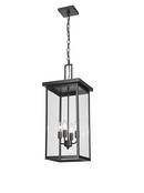 Millennium Lighting Powder Coated Black 4-Light Outdoor Hanging Lantern 