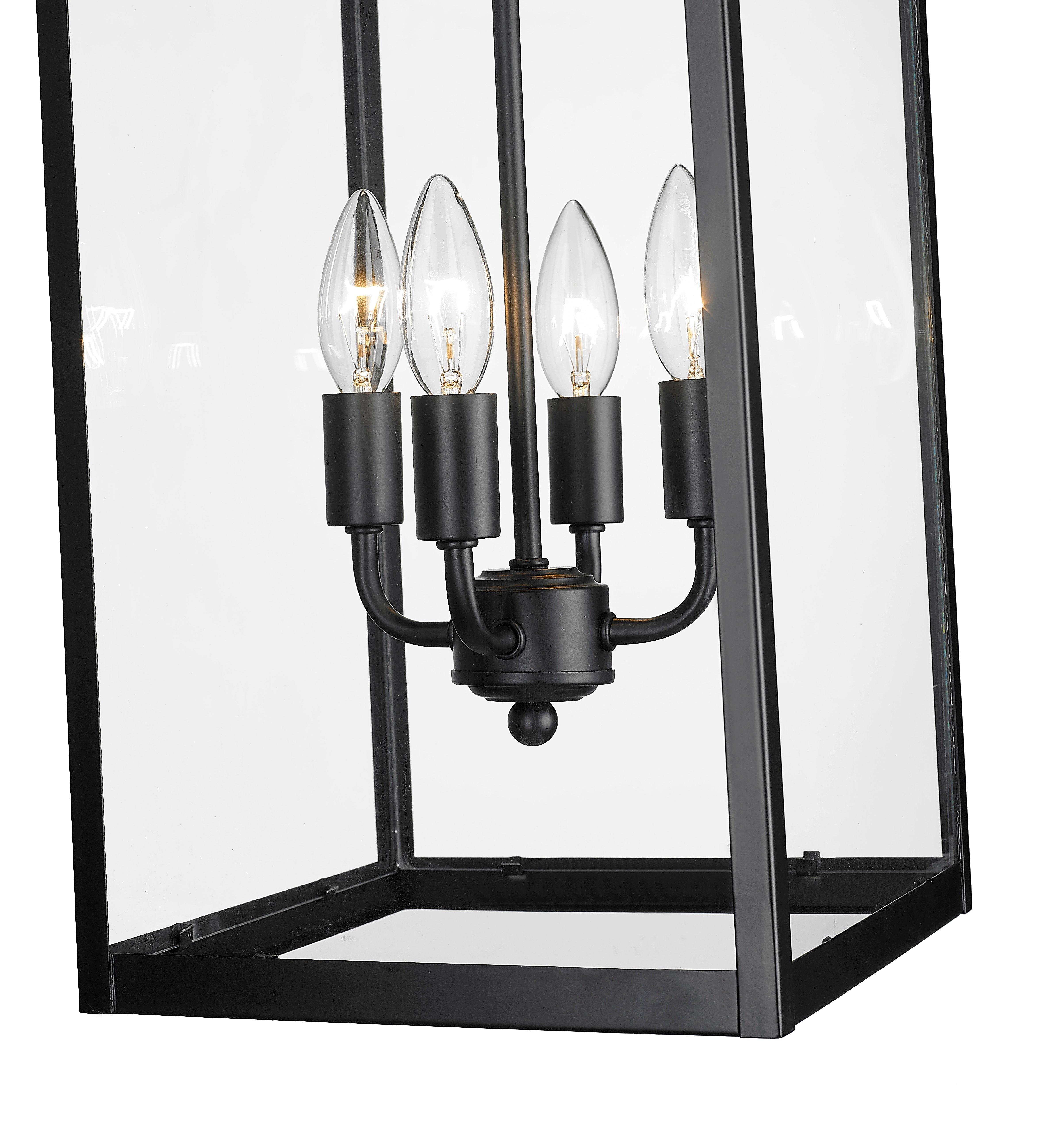 Millennium Lighting Powder Coated Black 60 W Outdoor Wall Sconce 