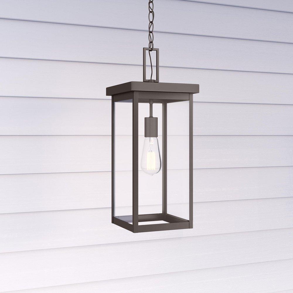 Millennium Lighting Powder Coated Bronze 1-Light Outdoor Hanging Lantern 