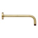 12 in. Shower Arm for Rain Shower with Escutcheon in Aged Brass
