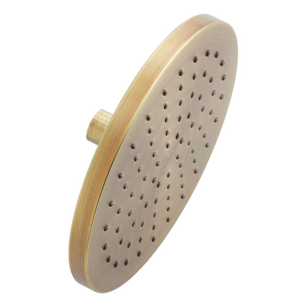 Signature Hardware Aged Brass Showerhead 
