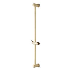 28 in. Shower Rail in Aged Brass