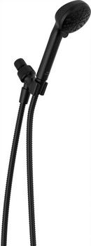 DELTA UNIVERSAL SHOWERING COMPONENTS: 4-SETTING HAND SHOWER MATTE BLACK 