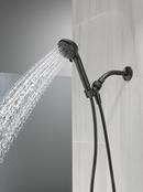 DELTA UNIVERSAL SHOWERING COMPONENTS: 4-SETTING HAND SHOWER MATTE BLACK 