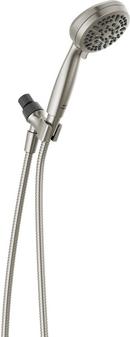 DELTA UNIVERSAL SHOWERING COMPONENTS: 5 SETTING HAND SHOWER BRUSHED NICKEL 