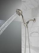 DELTA UNIVERSAL SHOWERING COMPONENTS: 5 SETTING HAND SHOWER BRUSHED NICKEL 