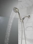 DELTA UNIVERSAL SHOWERING COMPONENTS: 5 SETTING HAND SHOWER BRUSHED NICKEL 