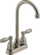 DELTA FOUNDATIONS: TWO HANDLE BAR / PREP FAUCET STAINLESS STEEL 