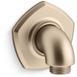 Supply Elbow with Check Valve in Chrome