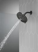 DELTA UNIVERSAL SHOWERING COMPONENTS 4 SETTING SHOWER HEAD 1.75 GPM MATTE BLACK 