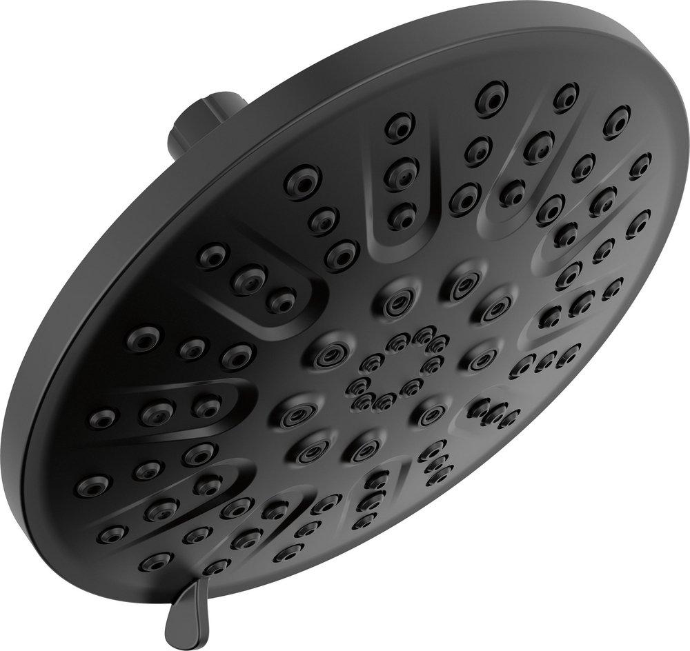 DELTA UNIVERSAL SHOWERING COMPONENTS 4 SETTING SHOWER HEAD 1.75 GPM MATTE BLACK 
