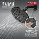 Multi Function Showerhead in Matte Black 
