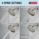 Multi Function Showerhead in SpotShield Brushed Nickel 