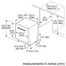 CCY 300 RECESSED HNDL 5/4 CYCLES 46 DBA STANDARD 3RD RACK - WH 