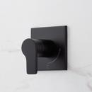 HIBISCUS THERMOSTATIC SHOWER SYSTEM WITH SLIDE BAR AND HAND SHOWER - MATTE BLACK 