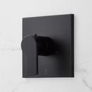 HIBISCUS THERMOSTATIC SHOWER SYSTEM WITH SLIDE BAR AND HAND SHOWER - MATTE BLACK 
