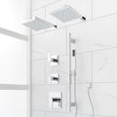 HIBISCUS THERMOSTATIC SHOWER SYSTEM WITH DUAL SHOWERHEADS SLIDE BAR AND HAND SHOWER - CH 