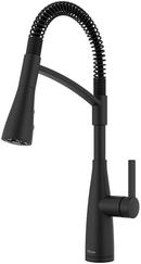 Single Handle Pull Down Kitchen Faucet in Matte Black