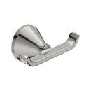2-Hook Robe Hook in Brushed Nickel
