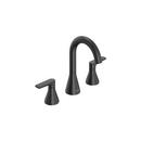Two Handle Widespread Bathroom Sink Faucet in Matte Black