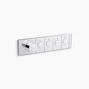 Single Handle Thermostatic Valve Trim in Vibrant French Gold