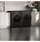 GE&reg; Carbon Graphite 28 in. 5.0 cu. ft. Smart Front Load Steam Washer 