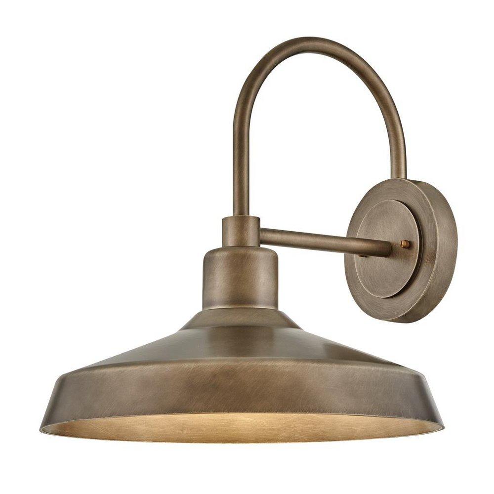 Hinkley Burnished Bronze 100W 1-Light 16-1/2 in. Outdoor Wall Sconce 