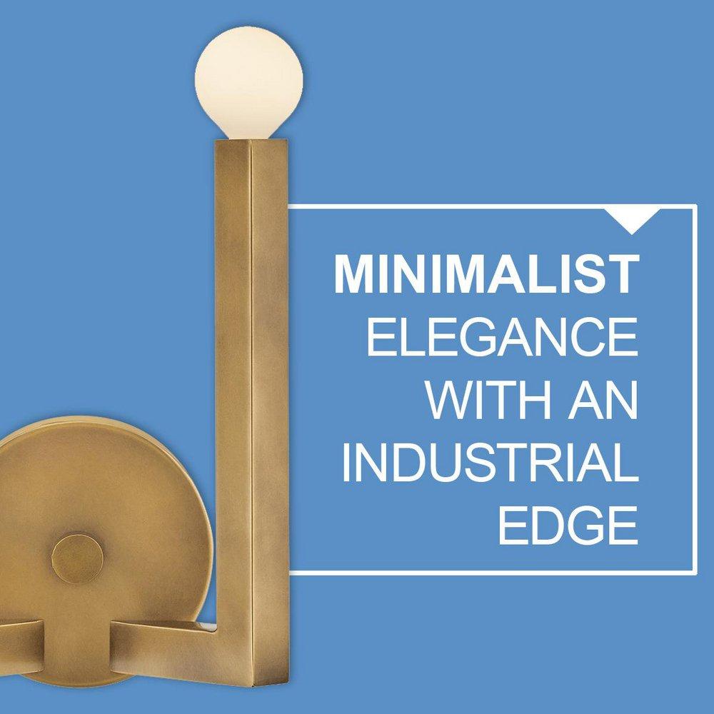 Hinkley Heritage Brass 5W 2-Light 12-1/2 in. Wall Sconce 